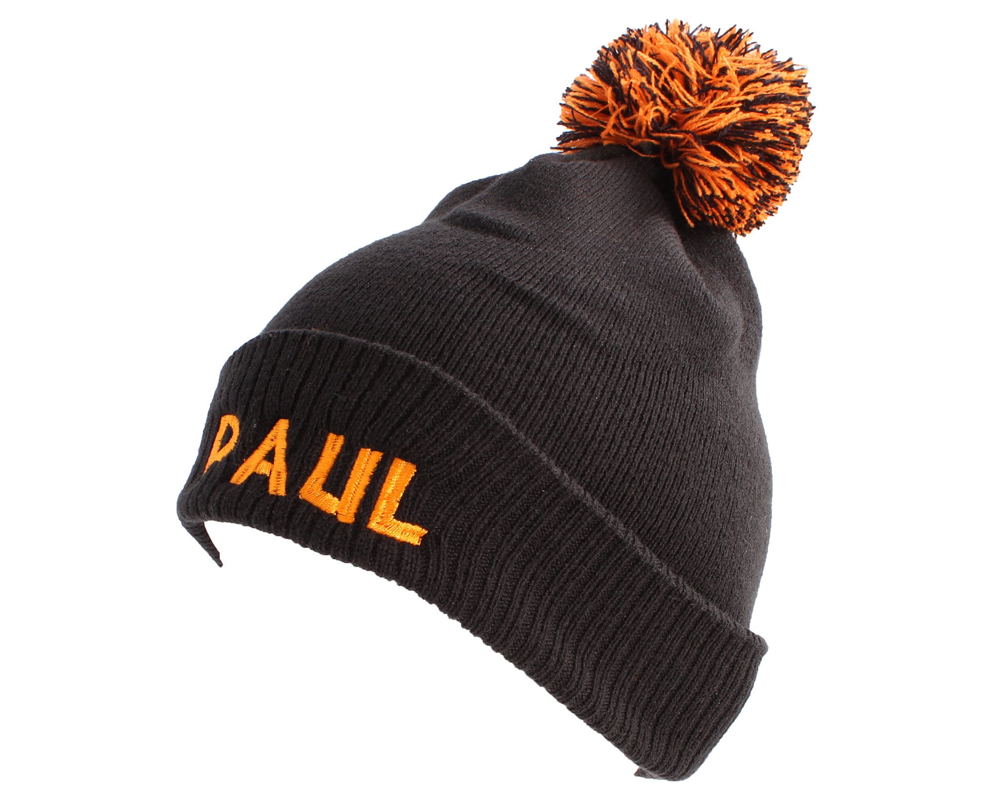 Mens orange best sale bobble hat